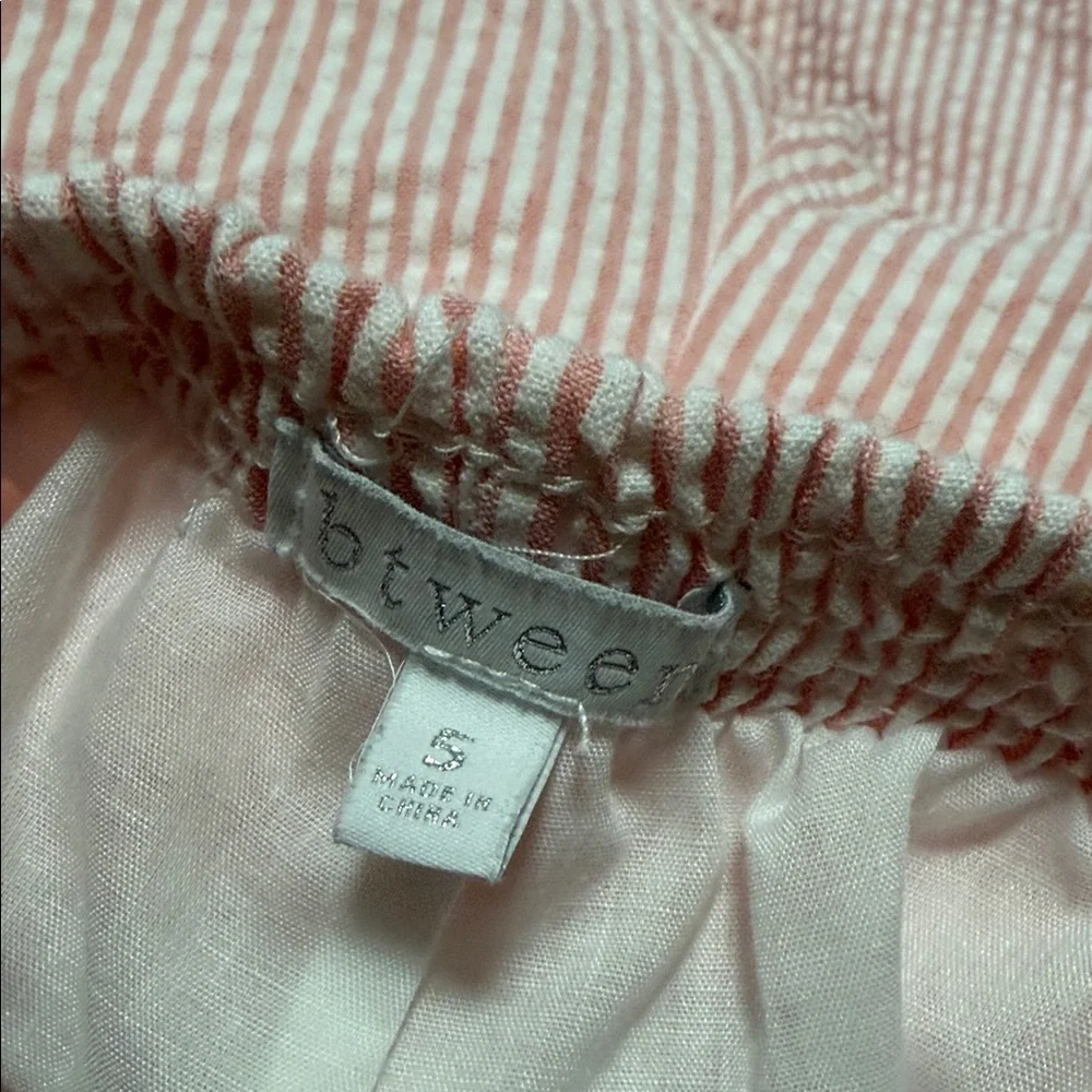 Pink Striped Baby Outfit